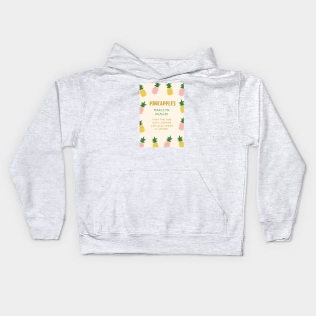 Pineapple Kids Hoodie by stokedstore